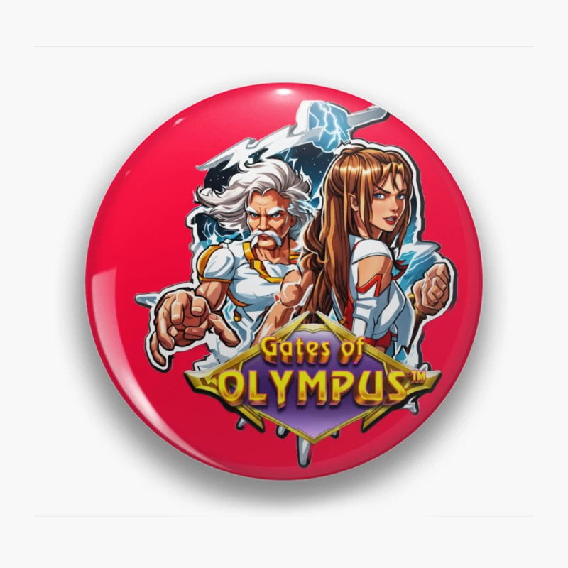 Gates of Olympus Game Artwork Pin