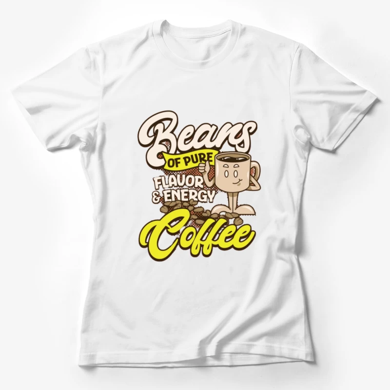 Kaffeebohnen voller Geschmack und Energie Damen T-Shirt