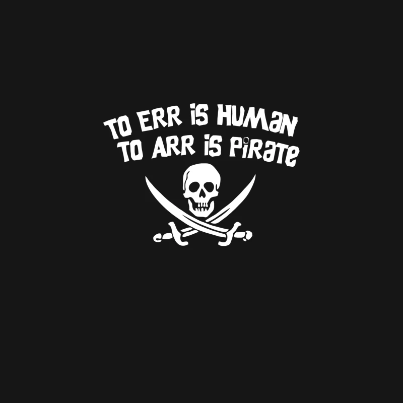 Pirate Tee Skull Crossbones Desk Mat