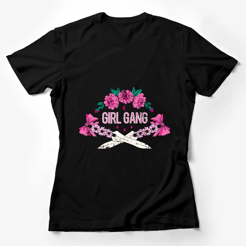 Sorcellerie Florale de la Girl Gang Femme T-Shirt