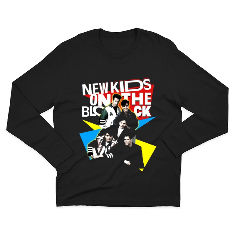 New Kids On The Block Retro Album Art Design Male Long Sleeve T-Shirt