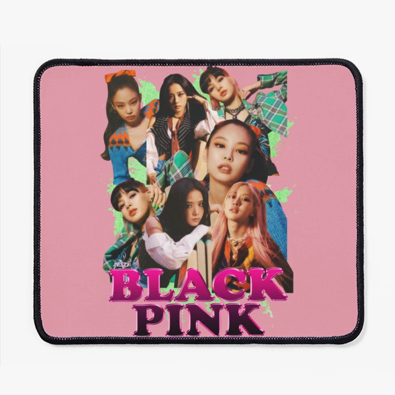 BLACKPINK Music Group Collage Mouse Pad