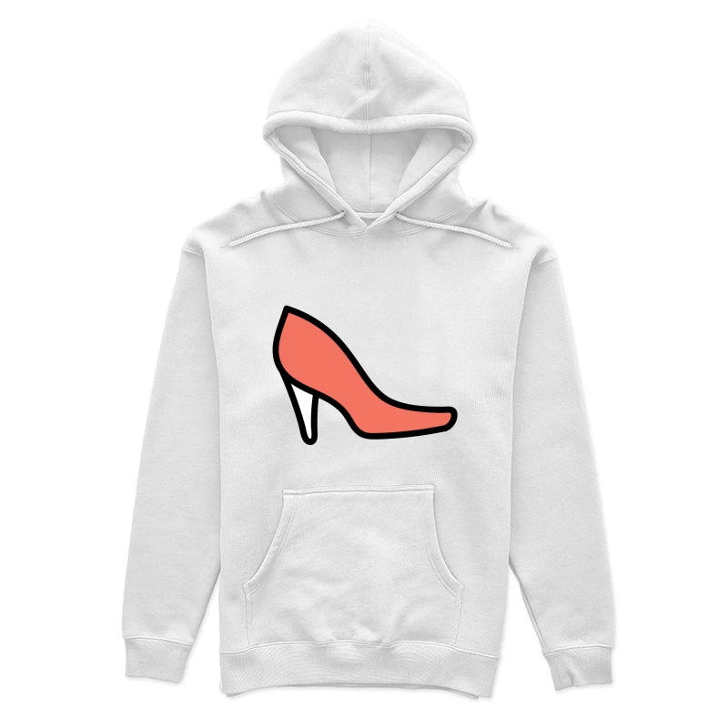 Icône de chaussure à talon rouge Femme Sweat à capuche