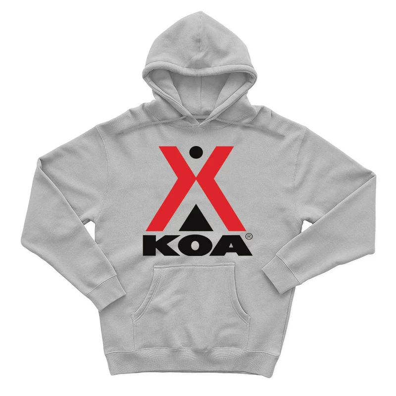 KOA (Kampgrounds of America) Official Logo Design Male Pullover Hoodie