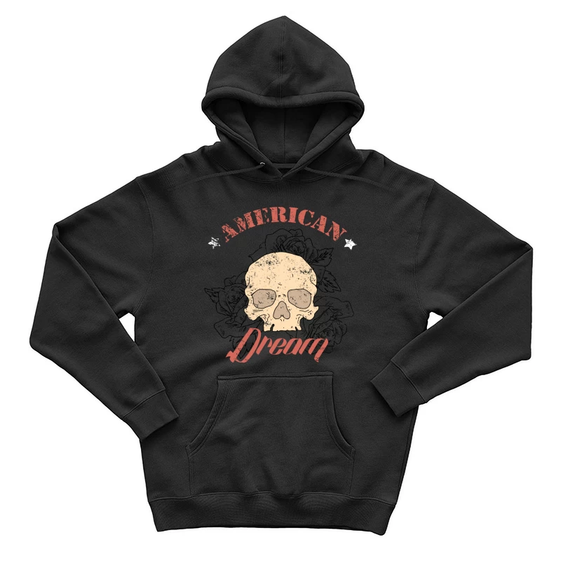 Crâne du Rêve Américain Homme Sweat à capuche