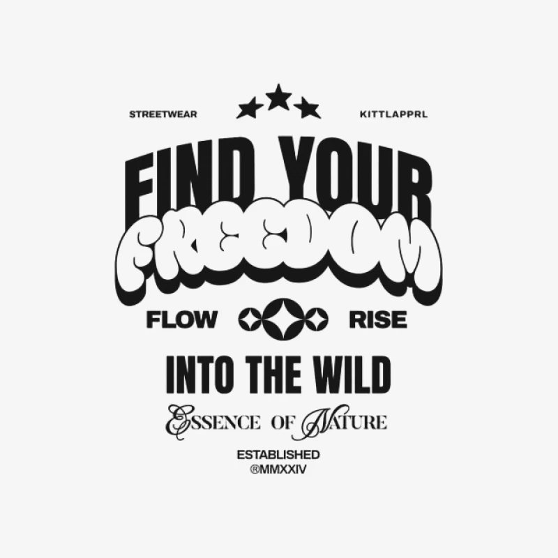 Finde deine Freiheit in der Wildnis Herren Pullover Sweatshirt