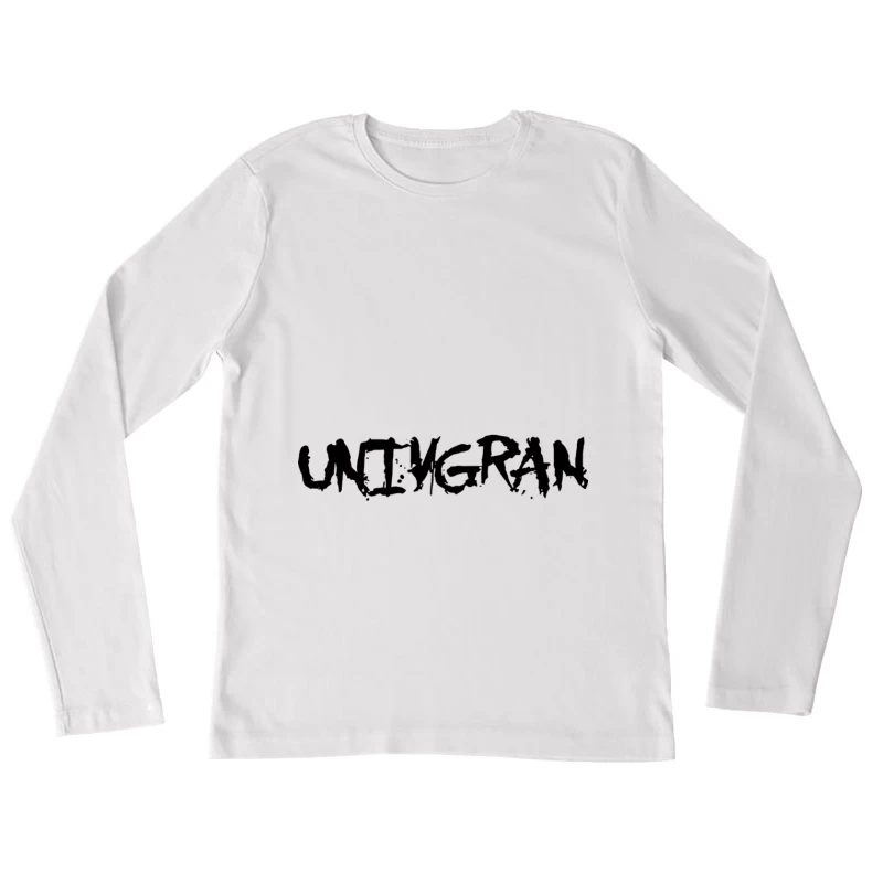 Untidy urban Graffiti-Design Damen Langarm T-Shirt