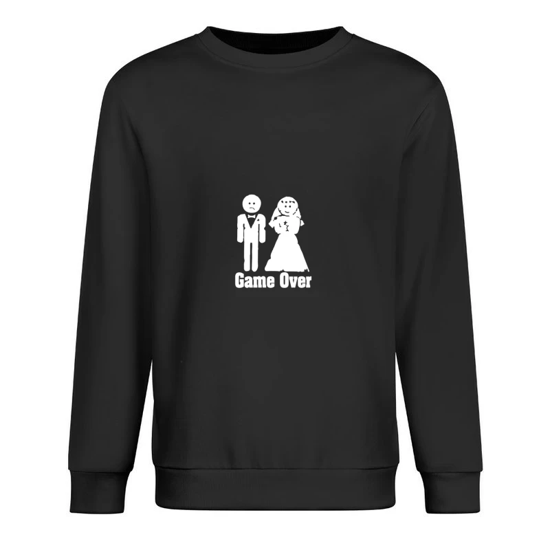 Humour de Mariage - Game Over Homme Sweat-shirt à enfiler
