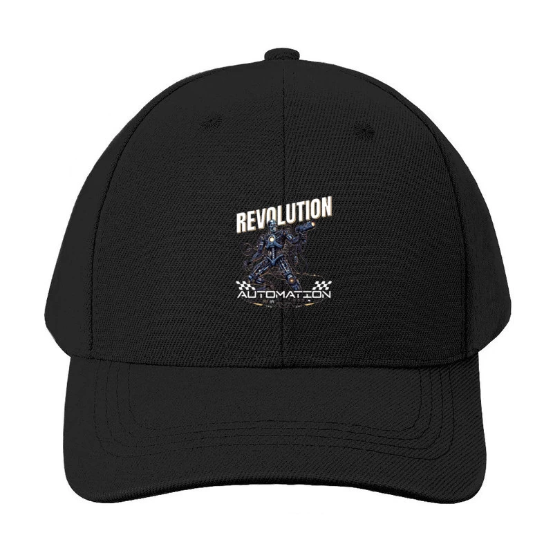 Combat Robot Revolution Sci-Fi Art Baseball Cap