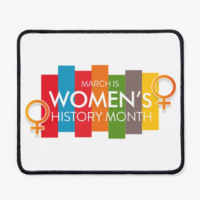 Bold & Modern Women's History Month Tribute Mouse Pad