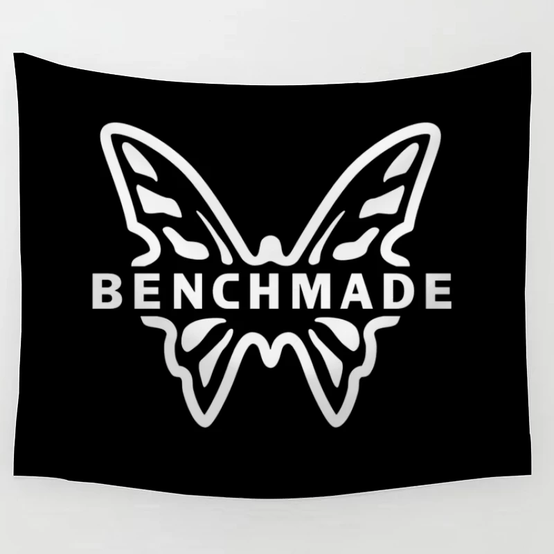 Benchmade Butterfly Logo Design Tapestry