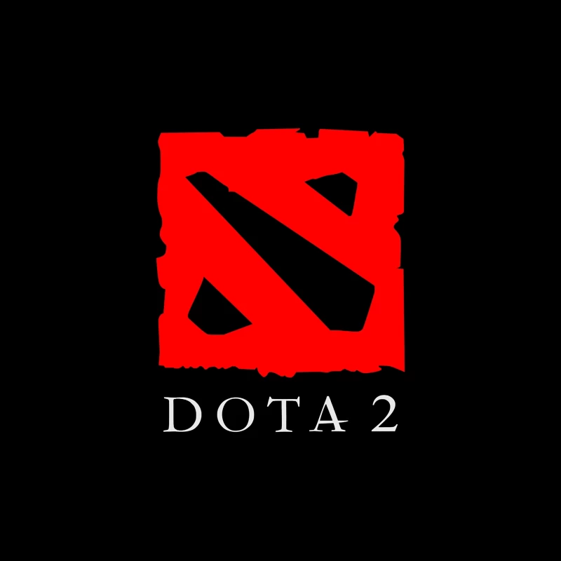 DOTA 2 Official Game Logo Tapestry