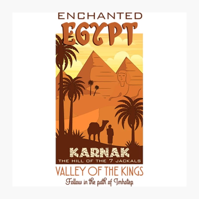Mummy Travel Poster Pin