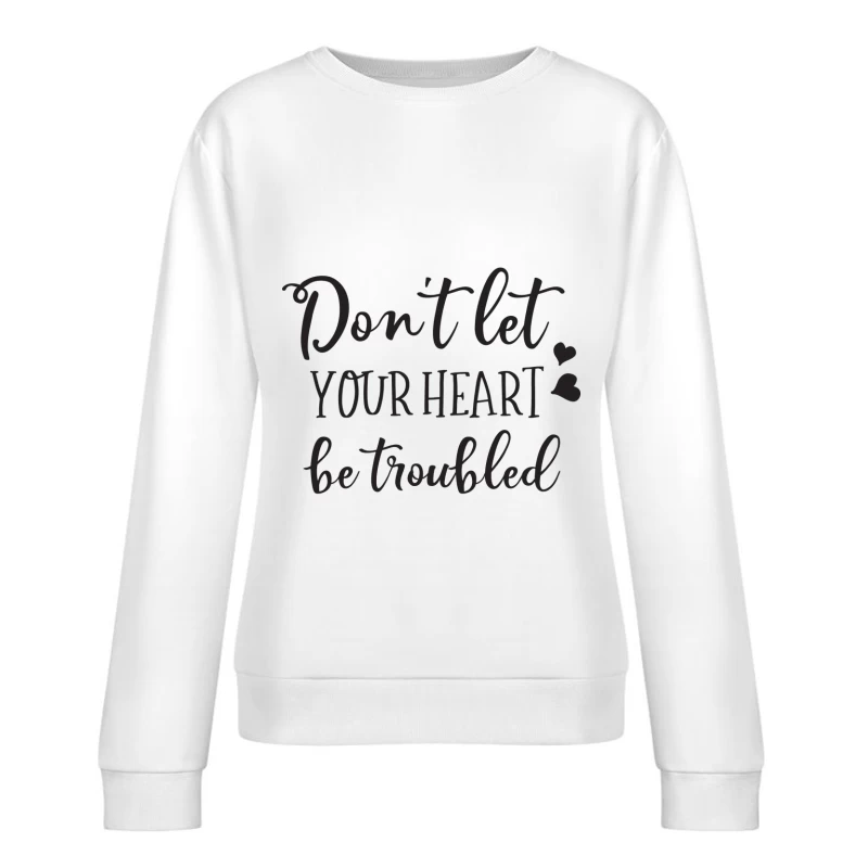 Inspirations apaisantes pour le cœur Femme Sweat-shirt à enfiler