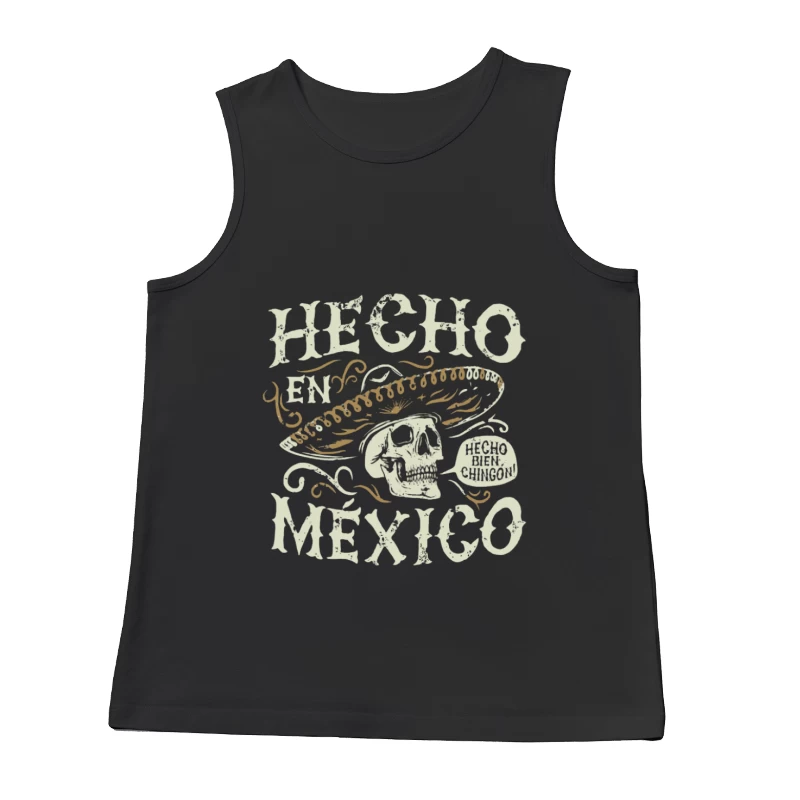 Hecho en México Schädel Design Herren Tanktops