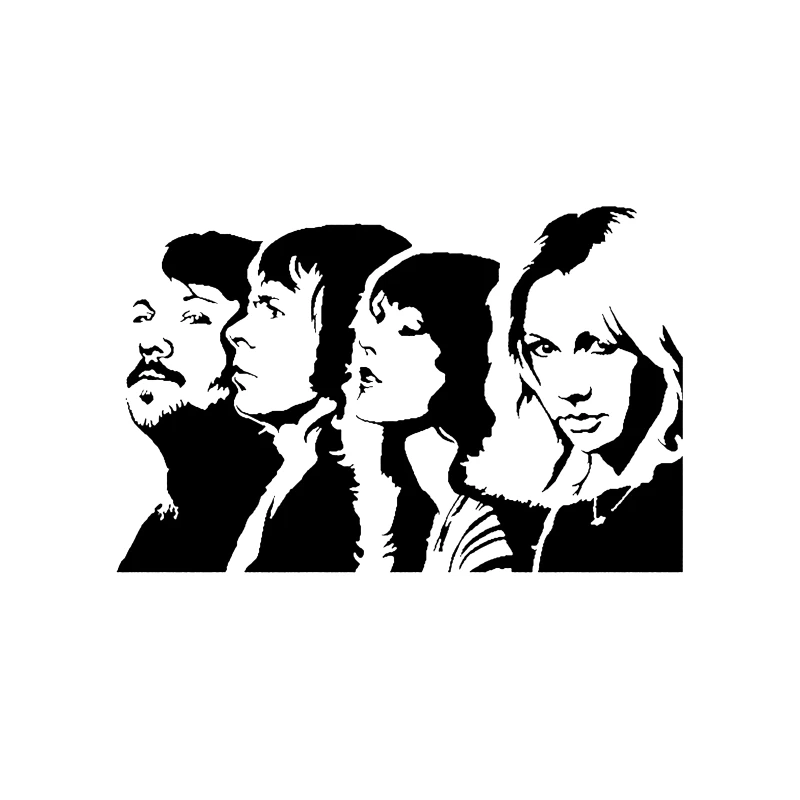 Abba Black White Tapestry