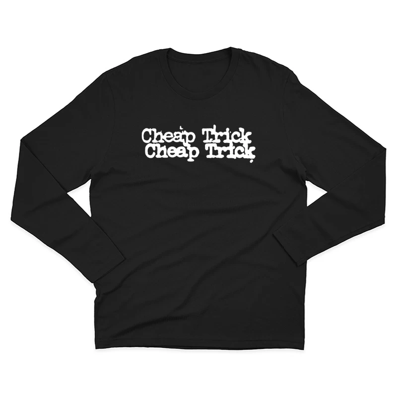 Cheap Trick Logo Male Long Sleeve T-Shirt