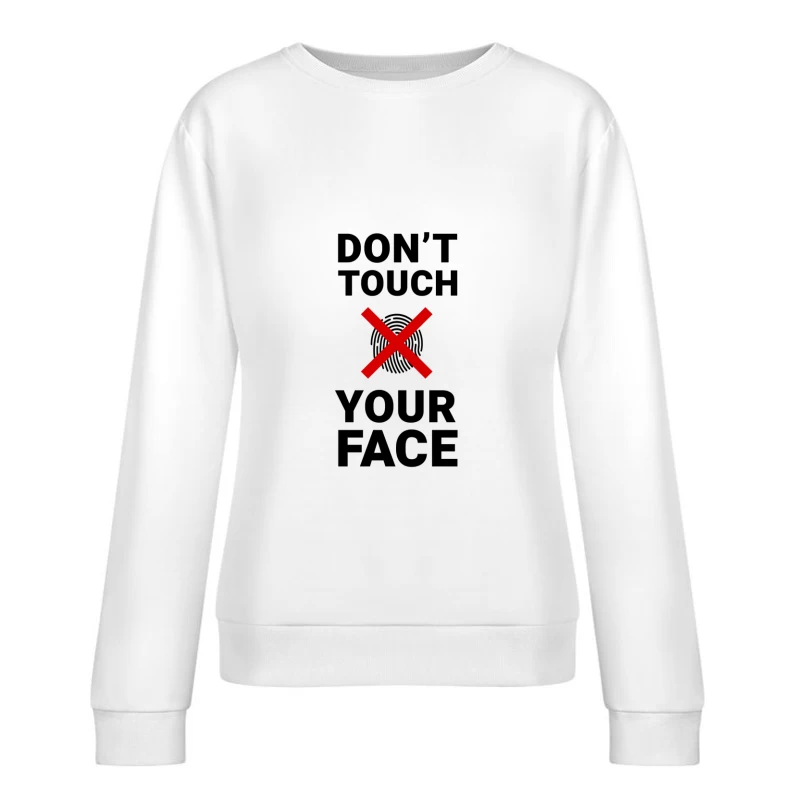 Symbole d'annulation rouge Femme Sweat-shirt à enfiler