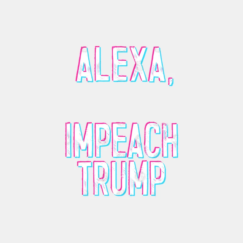 Alexa, Impeach Trump Male Tank Top