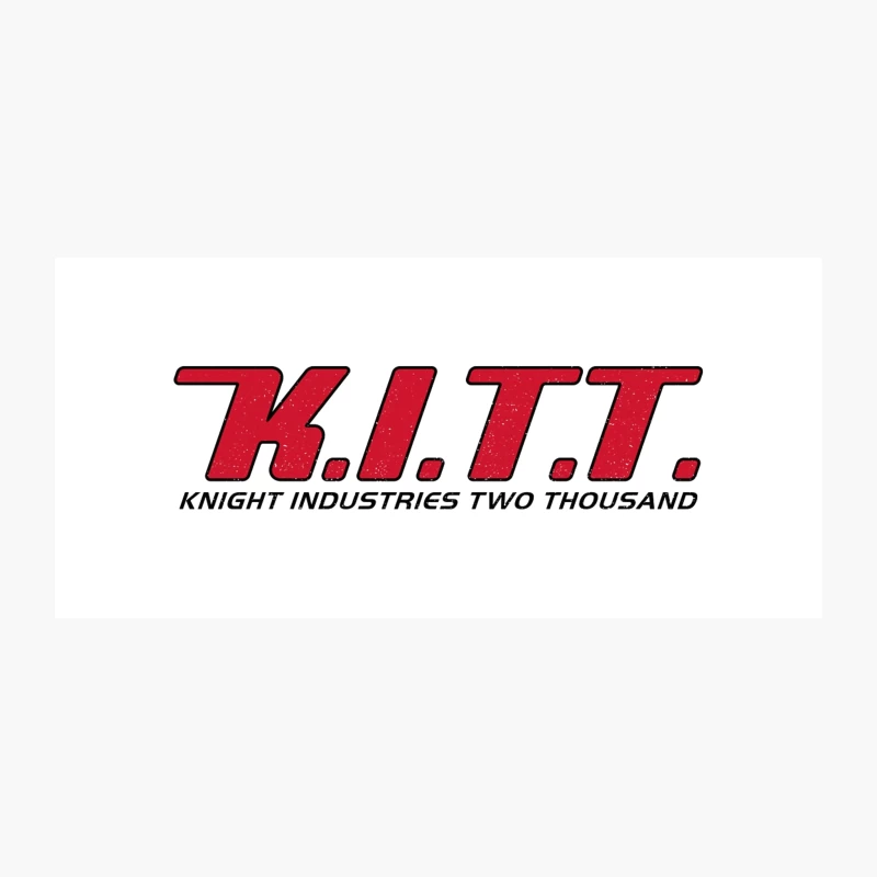 K.I.T.T. Logo: Knight Industries Two Thousand from Knight Rider Coffee Mug