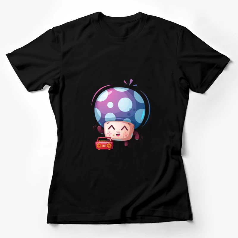 Champignon dansant avec radio Femme T-Shirt