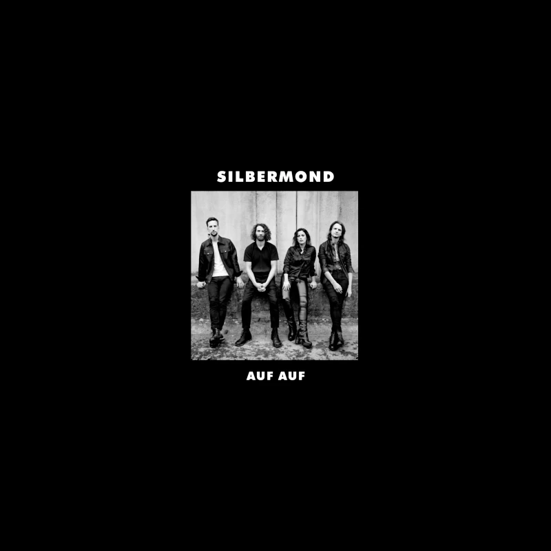 German Rock Band Silbermond - Black and White Promotional Photo Travel Mug