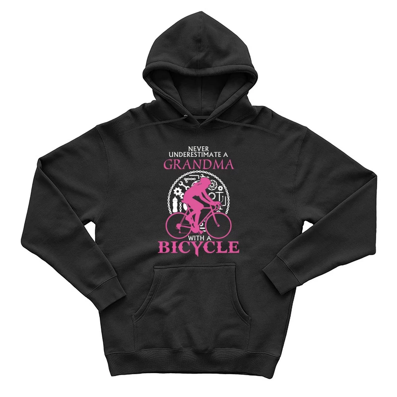 Grand-mère cycliste audacieuse Homme Sweat à capuche