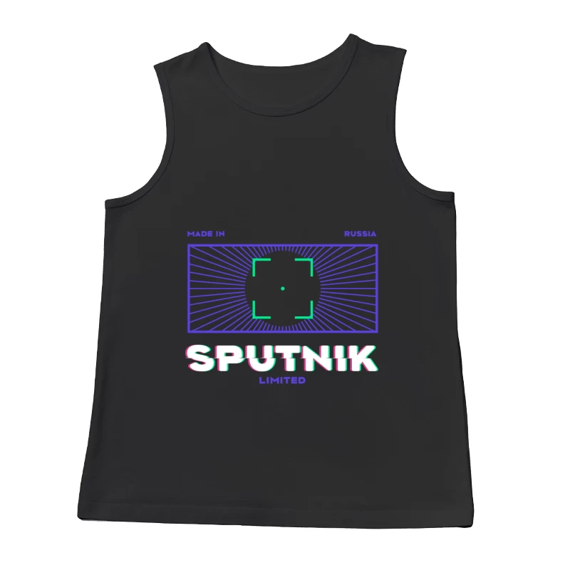 Sputnik Logo Design Herren Tanktops