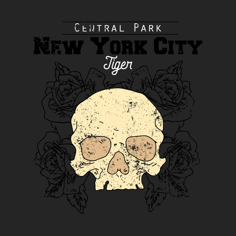 Crâne Central Park Tigre Homme Sweat-shirt à enfiler
