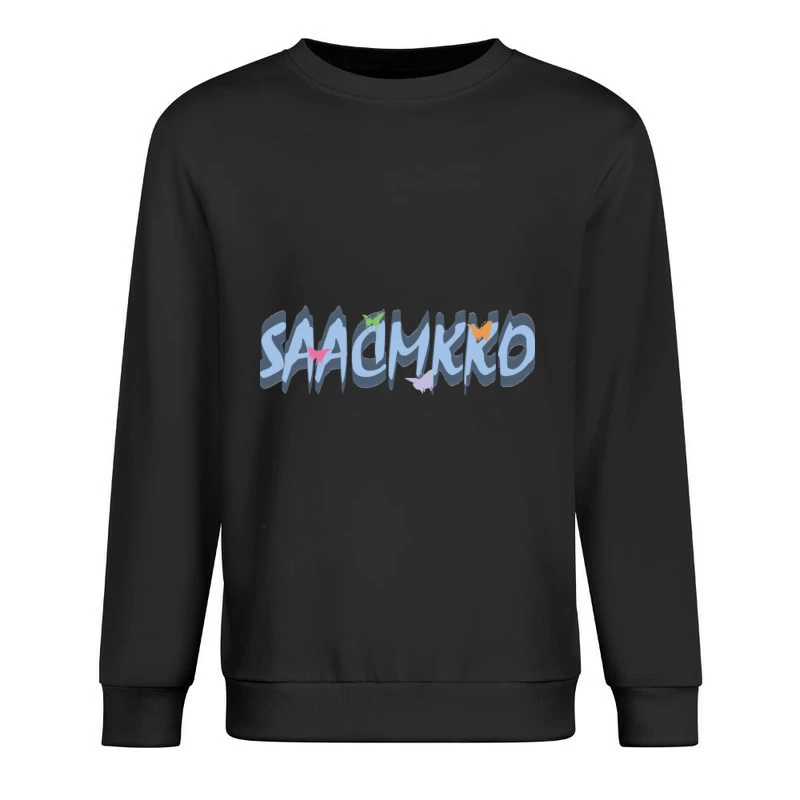 Bunte Schmetterlingsgrafik Herren Pullover Sweatshirt