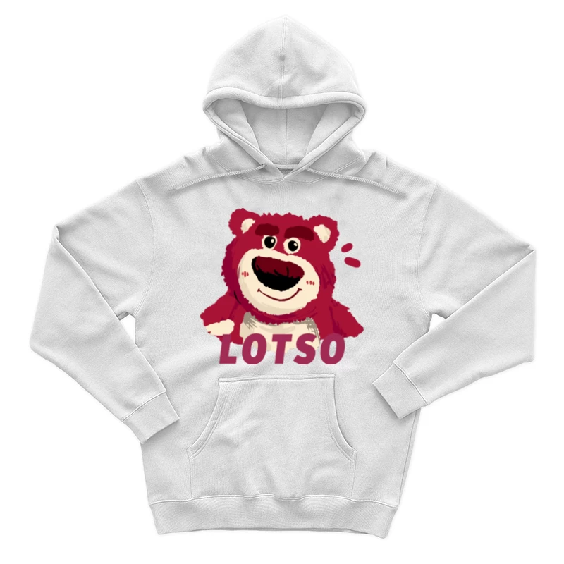 Roter Teddybär Lotso Herren Pullover Hoodie