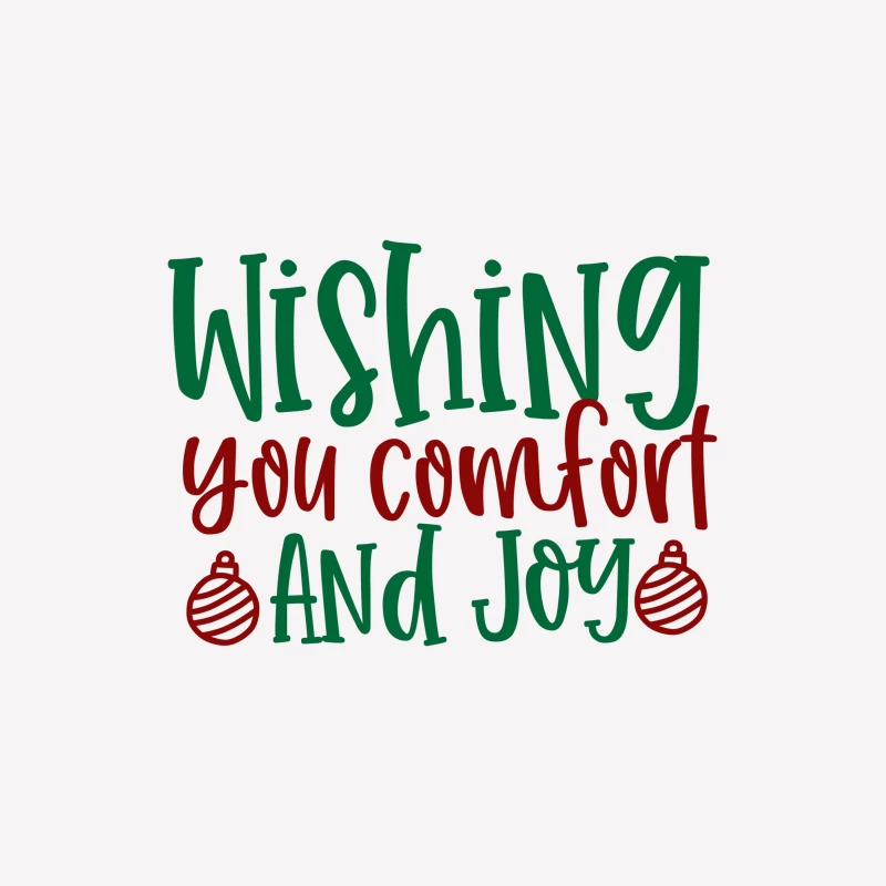 Carte de vœux festive avec confort et joie Homme T-Shirt