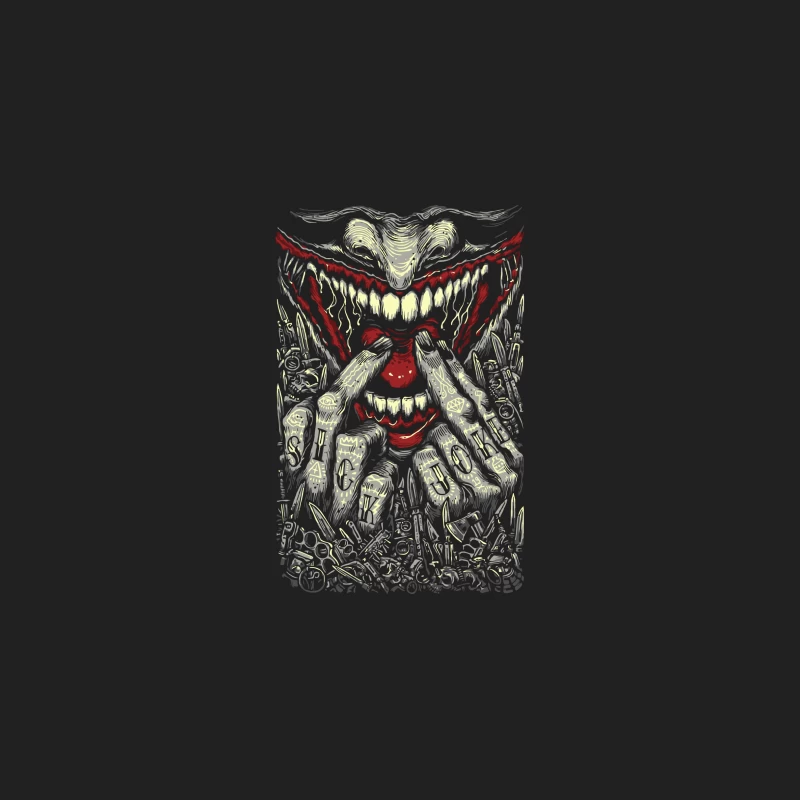 Awesome joker tooth Bucket Hat