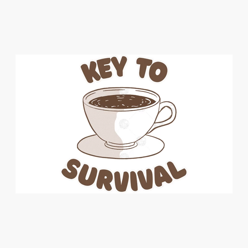 Coffee - Key To Survival Travel Mug