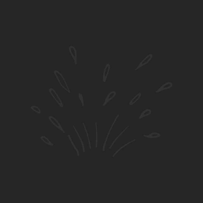 Explosion de feu d'artifice dessinée à la main Homme Sweat-shirt à enfiler