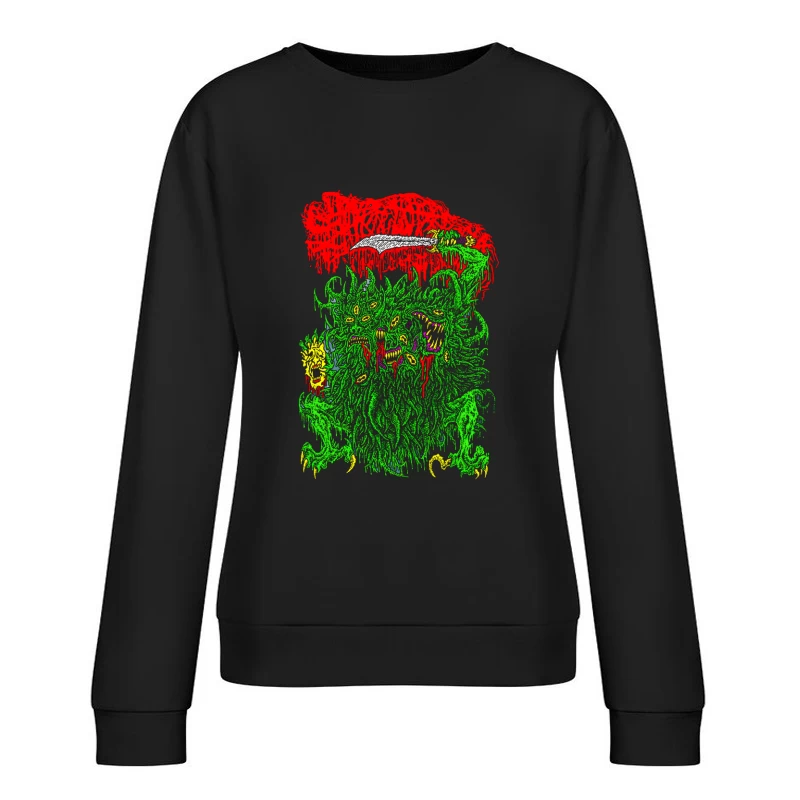 Sanguisugabogg Monster Female Pullover Sweatshirt