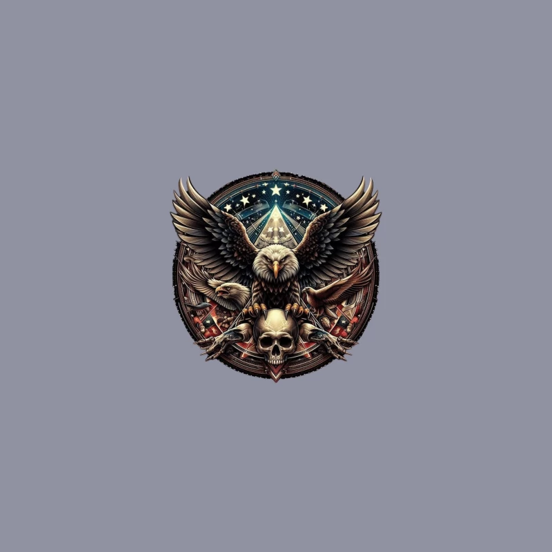 Eagle and Skull Symbolism in Fantasy Art Coffee Mug