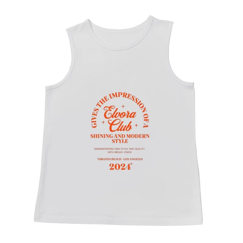 Elegantes Club-Logo für 2024 Herren Tanktops