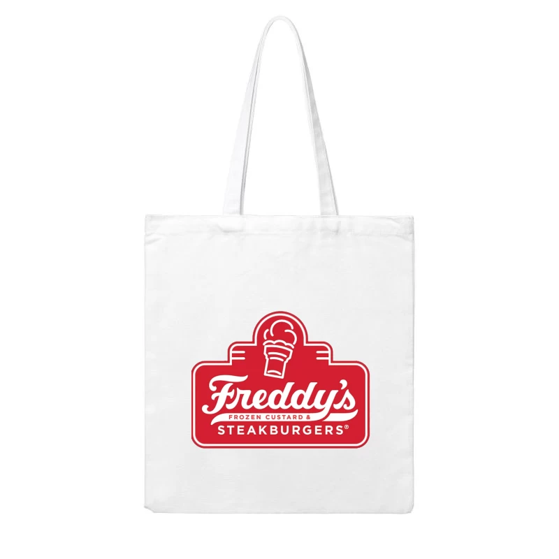 Freddy's Frozen Custard & Steakburgers Restaurant Logo Cotton Tote Bag