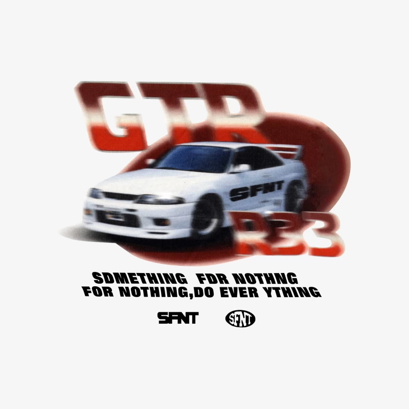 Nissan GTR R33 Design Herren Pullover Sweatshirt