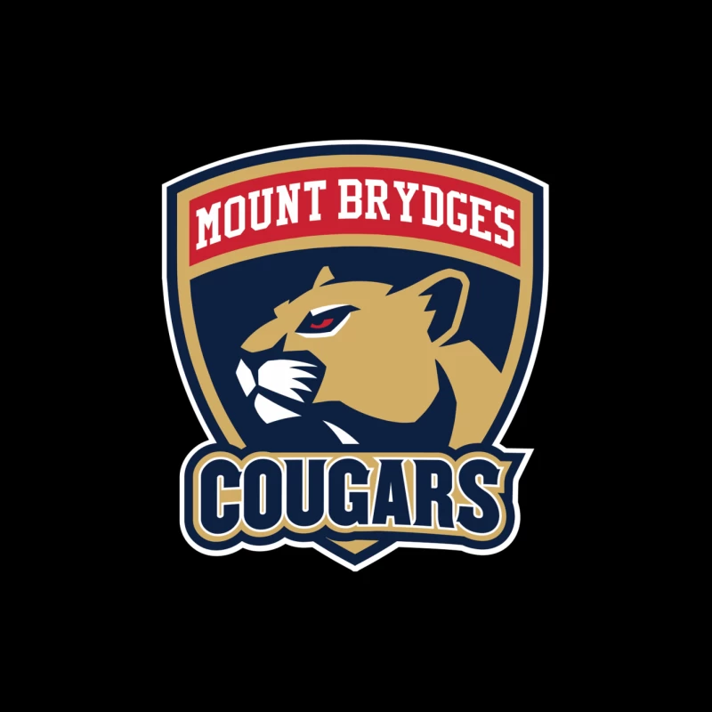 Mount Brydges Cougars Team Sports Logo Tapestry