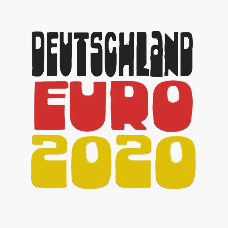 Deutschland Euro 2020 Soccer Fan Gift Cotton Tote Bag