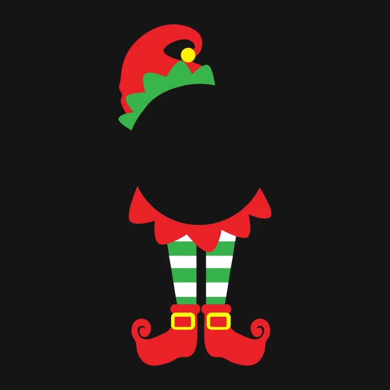 Déguisement d'elfe de Noël coloré Homme Manches Longues T-Shirt