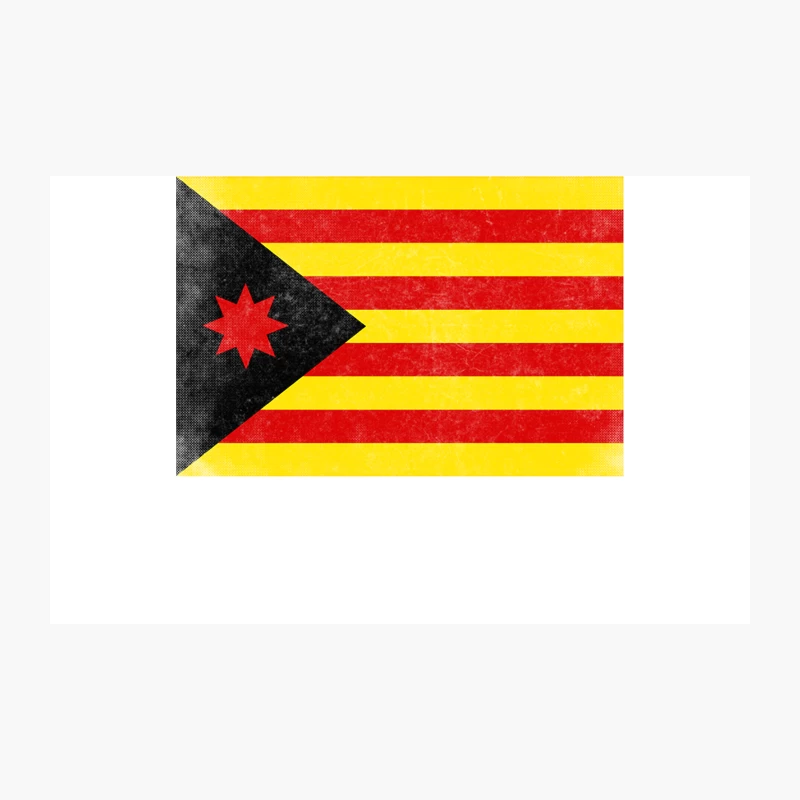 Estelada Anarquista - Vintage Faded Look Design Travel Mug