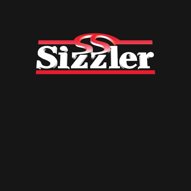 Sizzler Restaurant Chain Logo Design in Red and White Female Long Sleeve T-Shirt