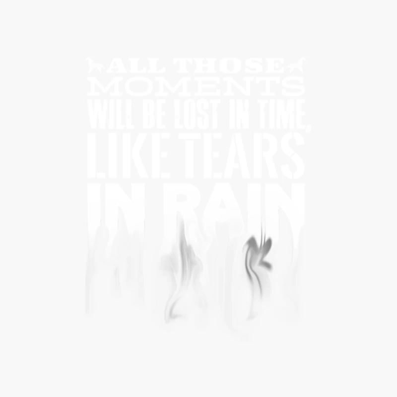 All Those Moments Will Be Lost in Time Cotton Tote Bag