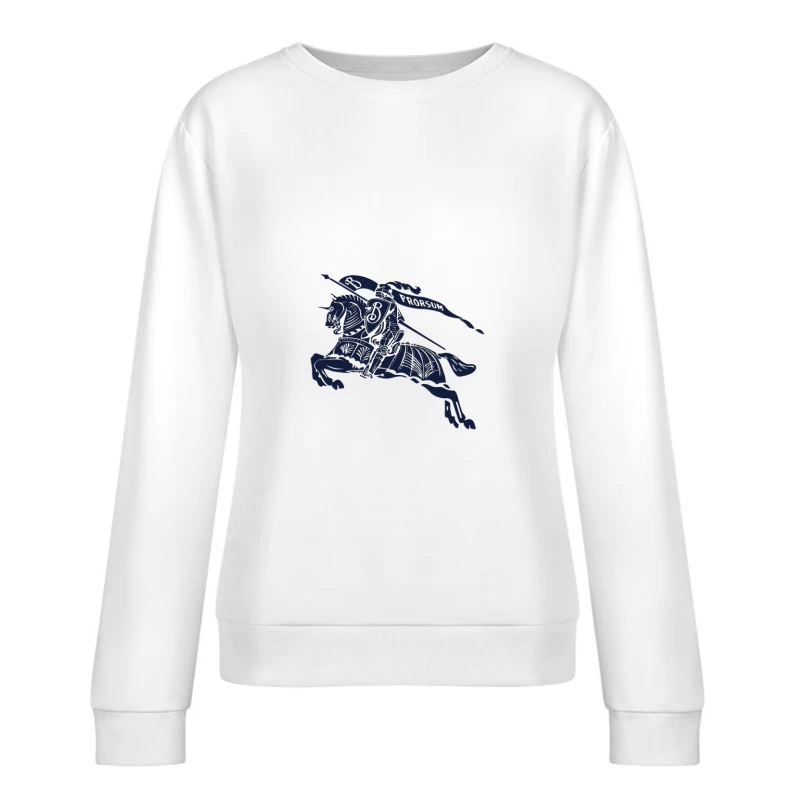 Ritter auf einem Pferd Damen Pullover Sweatshirt