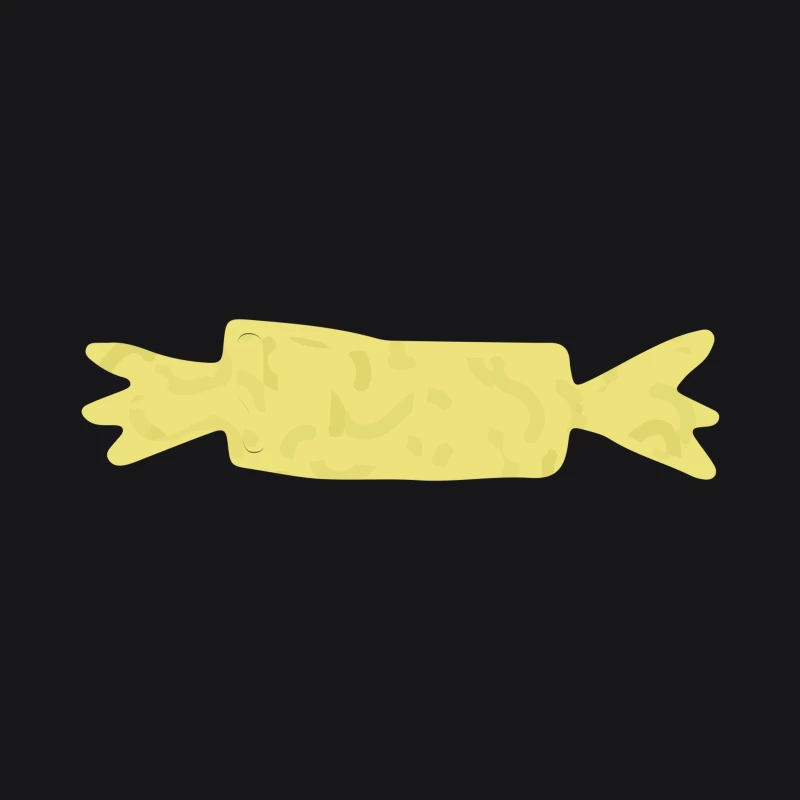 Bonbon jaune enveloppé Homme Sweat à capuche