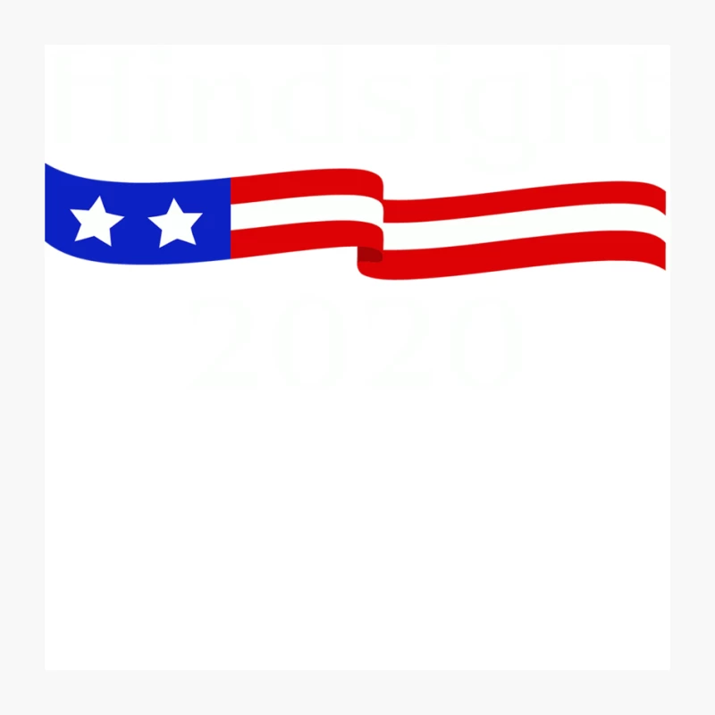 Patriotic American Flag Ribbon Design Pin