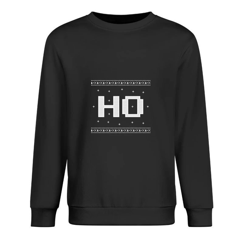Motif de Noël nordique en pointillés Homme Sweat-shirt à enfiler